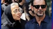فیلم/ طلب حلالیت خانواده زنده‌یاد «اکبر عبدی» از امین حیایی در مراسم خاکسپاری سلطان کمدی ایران