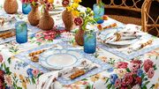 مدل رومیزی پارچه‌ ای زیبا؛ ایده‌ های شیک برای جلوه دادن به میز پذیرایی