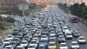 ترافیک نیمه سنگین در ورودی های تهران