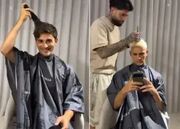 گاوی عجیب با موی صورتی، به وعده‌اش عمل کرد! (عکس)