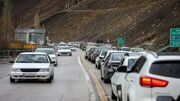 ترافیک سنگین در جاه چالوس / تردد روان در مسیرهای منتهی به مشهد