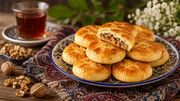 طرز تهیه شیرینی میان‌ پر گیلانی؛ شیرینی سنتی و خوشمزه شمالی با مغز گردو