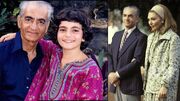 عکس ها سفر در زمان / پریدن فرح دیبا و شاه پهلوی و هویدا از روی آتش در چهارشنبه سوری کاخ گلستان