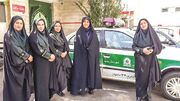 استقرار پلیس زن مقابل مدارس دخترانه