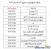 جدول جدید زمانبندی واریزی حقوق بازنشستگان بانک رفاه | روزنو