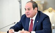 رئیس‌جمهور مصر: آینده‌ای روشن را برای منطقه خود پیش‌بینی می‌کنیم/ راه‌حل دو کشور تنها مسیر تحقق آرزوهای مشروع دو ملت فلسطینی و اسرائیلی است