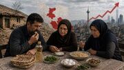 سونامی گرانی به سفره فقرا رسید / عبور تورم خوراکی‌ها از مرز ۱۳۴ درصد / ۱۱ استان درگیر تورم سه‌رقمی هستند + نمودار