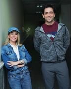الناز حبیبی، وحید آقاپور و دیگر بازیگران درپشت صحنه یک نمایش