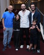 علی شادمان و الیکا ناصری در پشت صحنه «آرش»