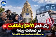 زنگ خطر ۱۱ هزار شکایت در صنعت بیمه/ چرا بیمه‌گذاران از شرکت‌های بیمه ناراضی‌اند؟