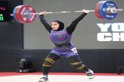ملی‌پوش وزنه‌برداری بانوان: نتوانستم وزنه‌های مورد نظرم را بزنم