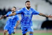 حضور نیمار در دیدار الهلال با استقلال