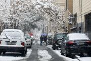 برف و باران در مناطق مرکزی کشور/ بارش برف در شمال تهران