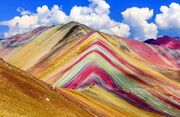 چرا «کوه رنگین‌کمان» رنگارنگ است؟