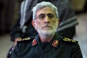 سردار قاآنی از کمربند امنیتی جدید محور مقاومت رونمایی کرد