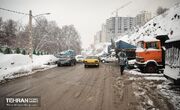 برف و باران تهران را در بر می‌گیرد