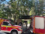 وقوع حادثه و انتشار دود در ساختمان مرکز ارتباطات و امور بین‌الملل شهرداری تهران