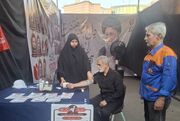 استقرار میز خدمت سلامت در مراکز اسکان زائران منطقه ۲