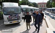 بازدید سخنگوی شهرداری تهران از روند اعزام تجهیزات خدمات شهری به عتبات