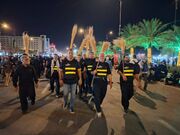 خدمات‌رسانی شهرداری منطقه ۷ در تهران و کربلا؛ همزمان با اربعین حسینی