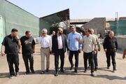 بازدید مدیرعامل سازمان پسماند از ایستگاه بازیافت منطقه ۱۱