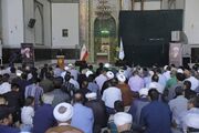 آیین بزرگداشت هفتمین روز درگذشت آیت‌الله محمداسحاق فیاض در حرم مطهر رضوی برگزار شد