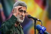 هشدار سردار قاآنی به اسرائیل به زبان عبری / اگر با پای خود از جنوب لبنان خارج نشوید با لگد بیرون رانده خواهید شد + عکس