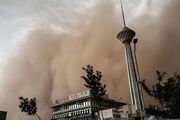 تهرانی‌ها منتظر وزش باد و گردوخاک باشند