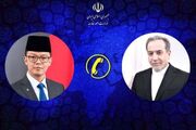 گفت‌وگوی تلفنی وزرای امور خارجه ایران و اندونزی