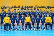 هندبال نوجوانان ایران چهارم آسیا شد