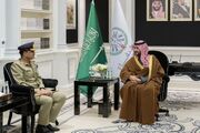 وزیر دفاع عربستان با عاصم منیر دیدار کرد