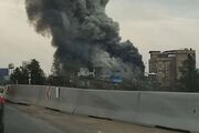 جزئیات آتش سوزی یک ساختمان در غرب تهران/ حادثه مصدومی نداشت