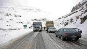 بارش برف در جاده‌های شمال