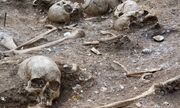 گودالی ترسناک پر از اسکلت در یک مزرعه+عکس