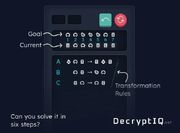 بازی فکری دانشمندان برای سنجش قدرت حل مسئله؛ آیا می‌توانید از پس معماهای سخت DecryptIQ بربیایید؟