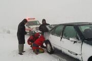 به ۱۲۹ خودروی گرفتار در برف استان سمنان امدادرسانی شد