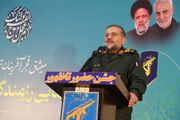 سردار سلیمانی: جمهوری اسلامی هرگز در برابر ظلم سر خم نکرده است