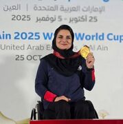 مدال طلای بانوی تیرانداز در جام جهانی پاراتیراندازی