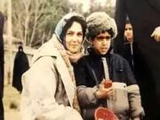 پولاد کیمیایی ۱۰ ساله و گوگوش در پیست اسکی