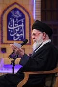 تصاویری از رهبرانقلاب در دیدار امروز با خانواده شهدای اقتدار