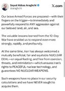 پست کوبنده عراقچی در پاسخ به تهدید اخیر ترامپ