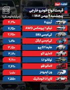 قیمت امروز خودرو؛ این خودرو به ۲ میلیارد رسید