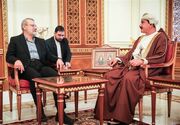 دیدار لاریجانی با وزیر دفتر سلطنتی عمان+عکس