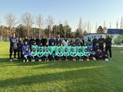 میهمانان تمرین امروز تیم ملی فوتبال زنان