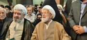 خاتمی، کروبی و ناطق نوری؛ در مراسم یادبود امام جمارانی
