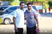 حضور وحید امیری در تمرین پرسپولیس + عکس