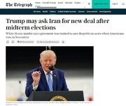 تلگراف فاش کرد؛ فریب بزرگ ترامپ درباره ایران!