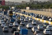 ترافیک در محورهای ورودی تهران و البرز