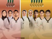 ۵ طلا و ۳ برنز تکواندوکاران ایران در روز نخست