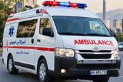 واژگونی یک آمبولانس در محور مهران